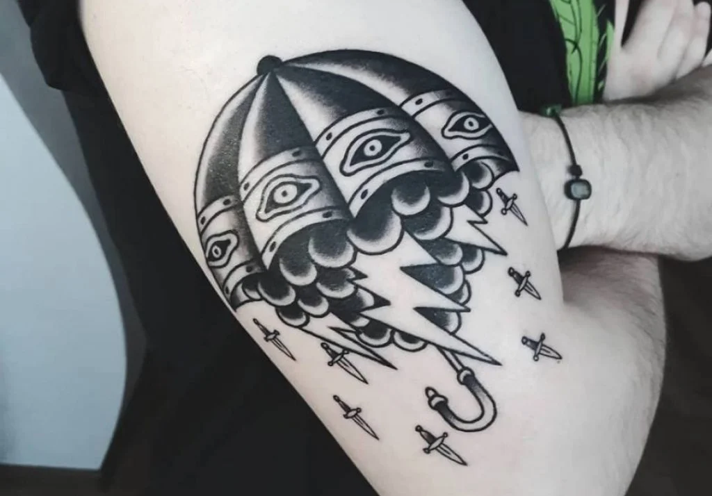 Popular Abstract Tattoo with Geometric Style