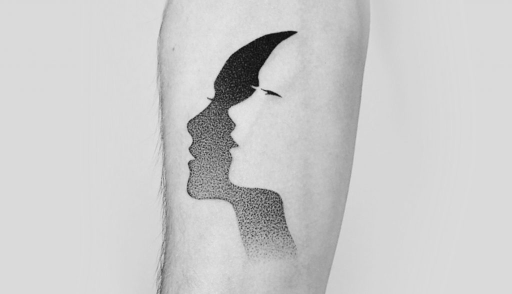what is negative space tattoos style