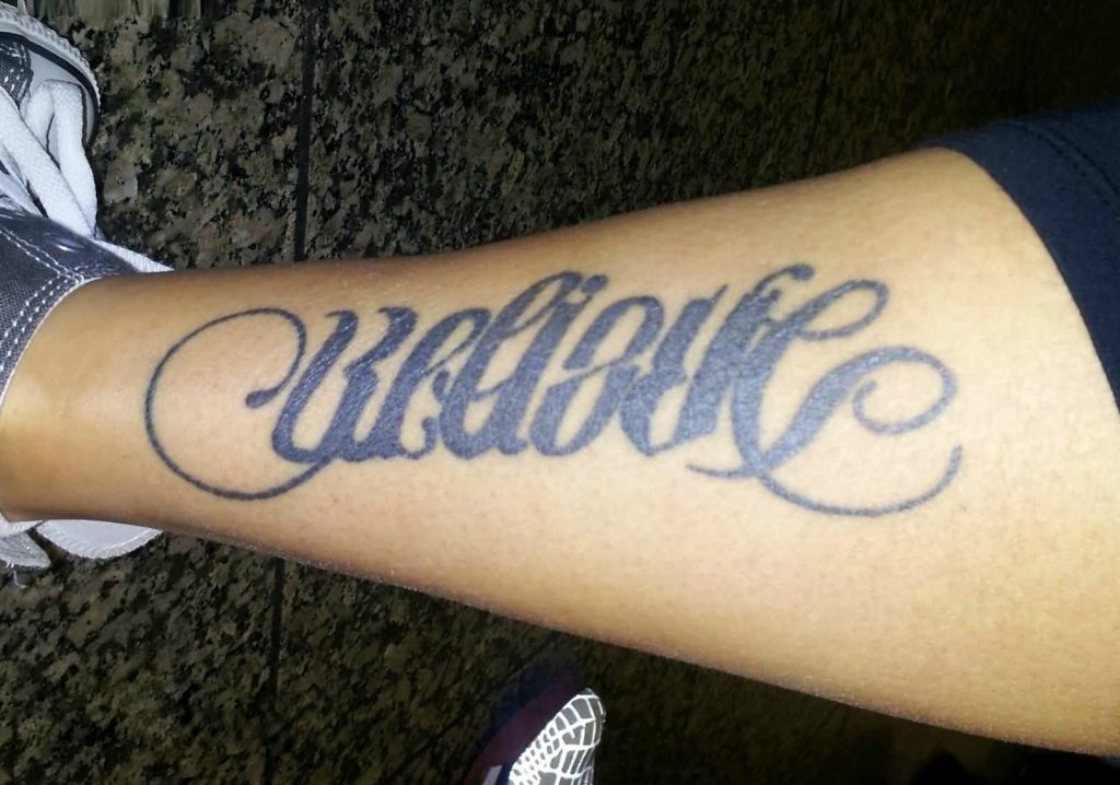 Tips to Create Ambigram Tattoo Design - Secret Arts Tattoo Studio